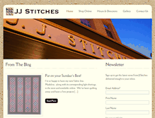 Tablet Screenshot of jjstitches.com